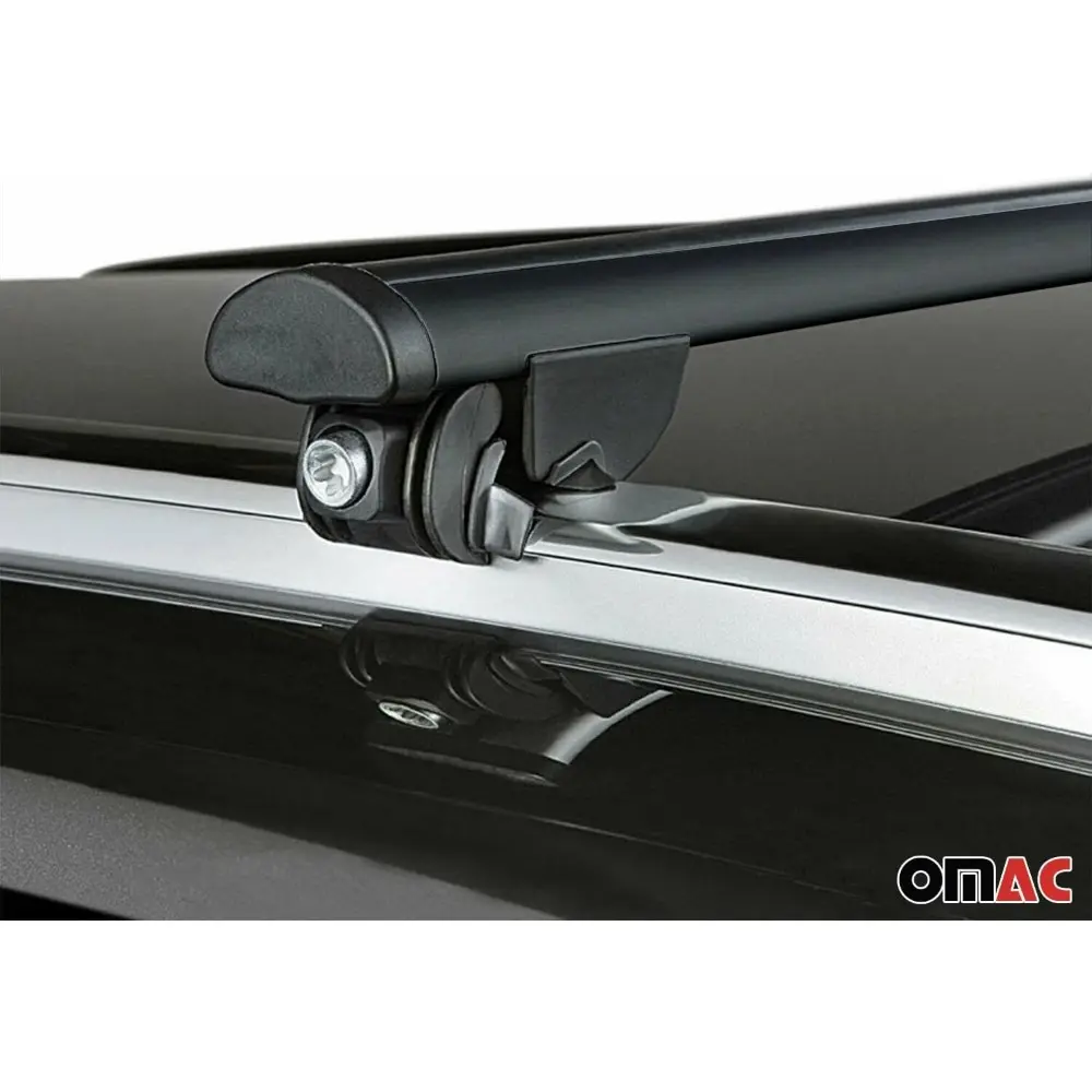 Beamar Roof Rack Cross Bars for Car, SUV, Truck, 58 inches, Aluminium, 220 Lbs, Black