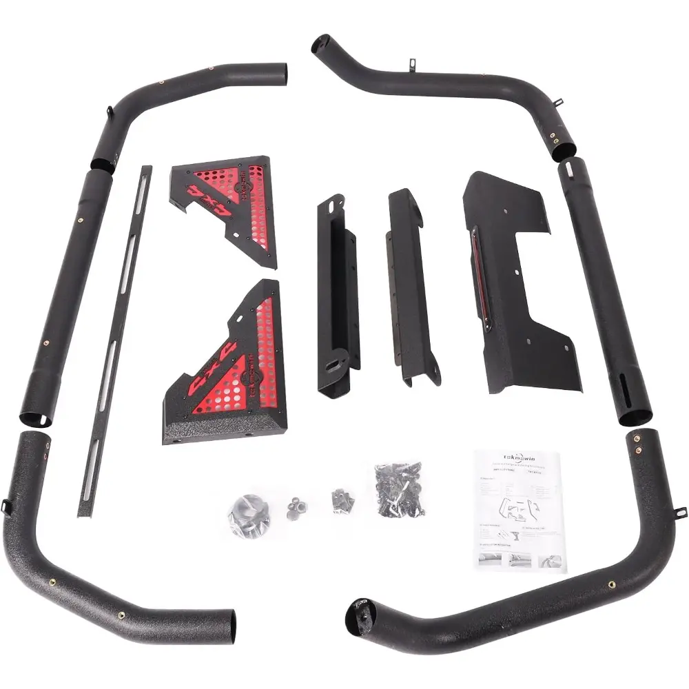 Universal Truck Sport Roll Bar for Mid Size Pickup Truck, Adjustable Sport Chase Rack Roll Bar Compatible with Gladiator, Tacoma
