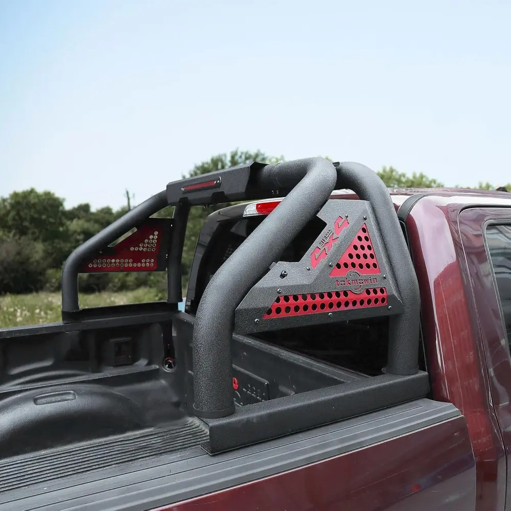 Universal Truck Sport Roll Bar for Mid Size Pickup Truck, Adjustable Sport Chase Rack Roll Bar Compatible with Gladiator, Tacoma