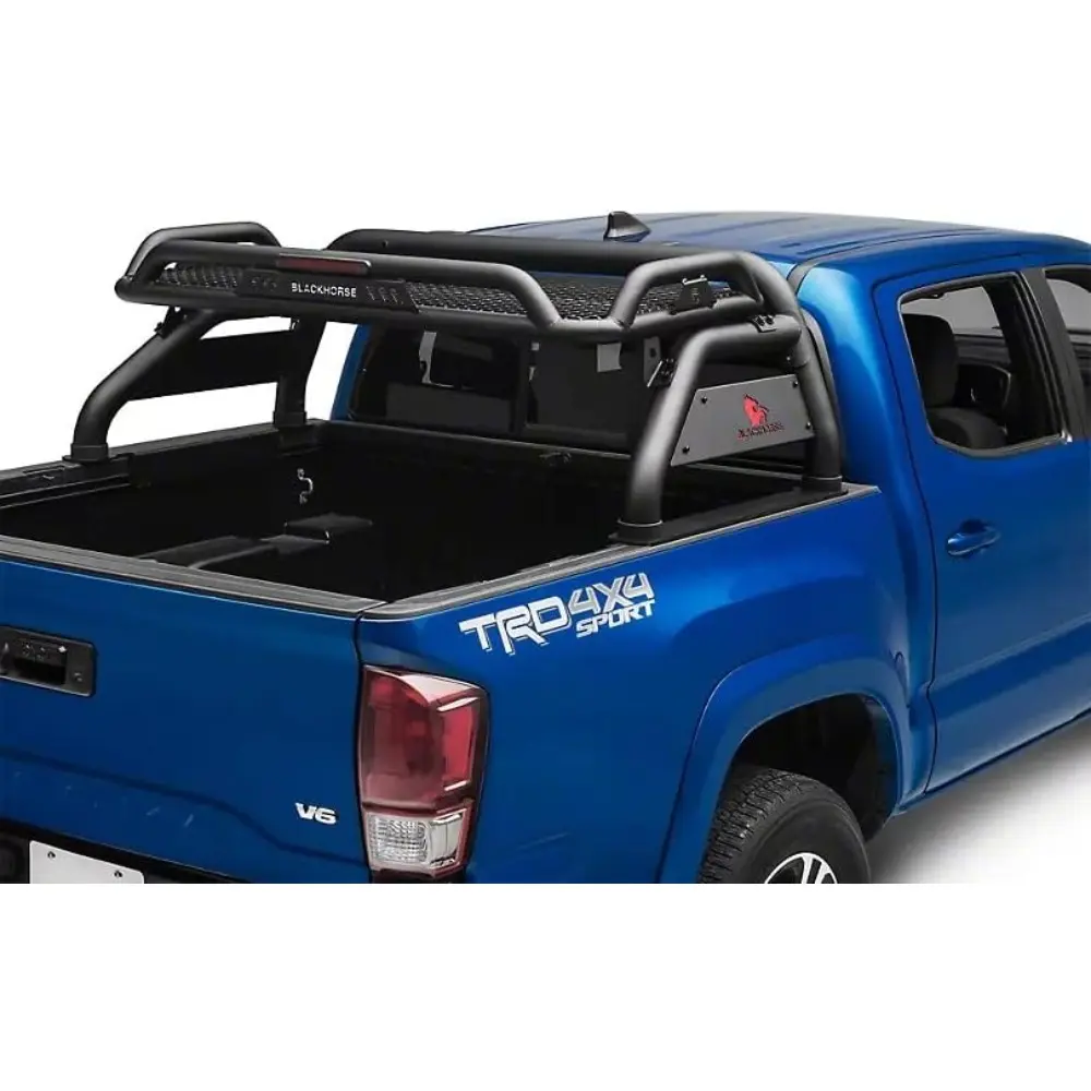 Black Horse Atlas Roll Bar Black Compatible with 2015-2023 Toyota Tacoma-ATRB-TOTAB
