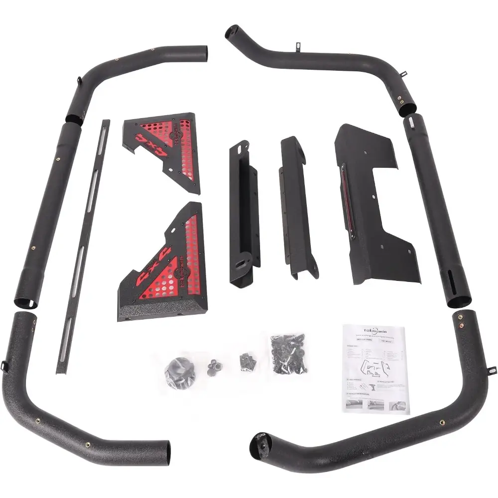 Roll Bar for Full Size Pickup Truck, Adjustable Sport Chase Rack Roll Bar Compatible with Ford F-150/F-250/F-350, Ram 1500/2500/