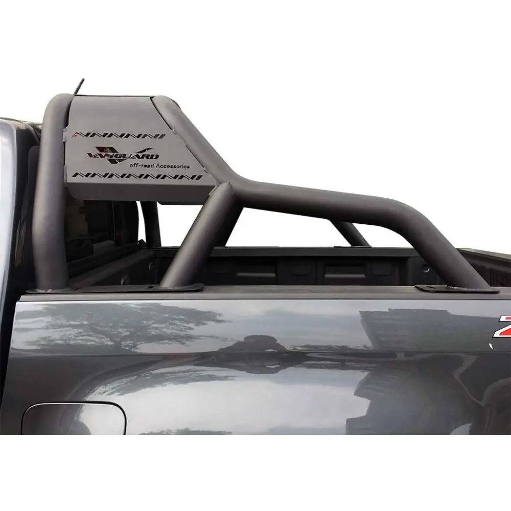 VGRB-1896BK Black Bravo Bed Bar Roll Bar | Compatibble with 14-24 Colorado / 14-24 GMC Canyon / 05-24 Toyota Tacoma