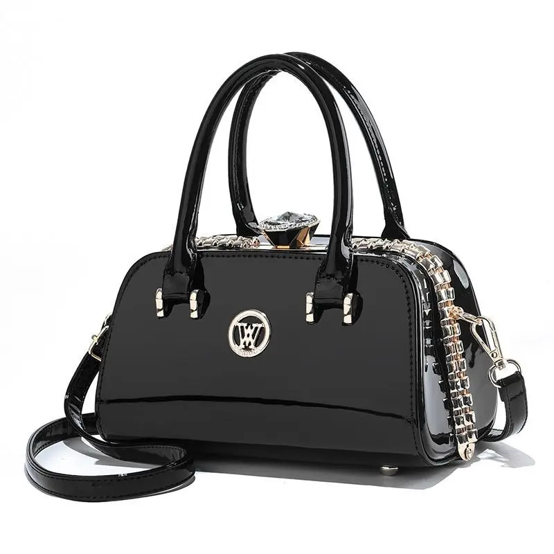 Luxury Brand Designer Women's Handbag High Quality Single Shoulder Bag Steel Frame Leather Crossbody Bag Classic Retro Tote bag