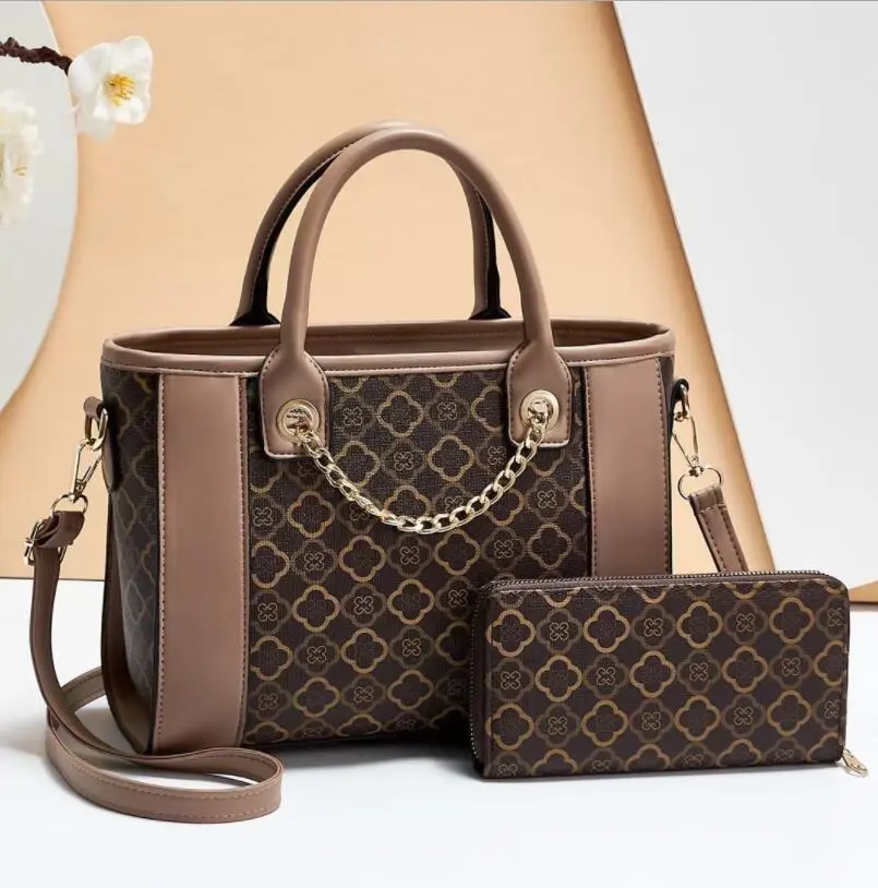 Fashion Printed Women Bags Casual Plaid Printed Women Handbags Bag Versatile Pu Leather Totes Shoulder Bag Female Messenger Bag