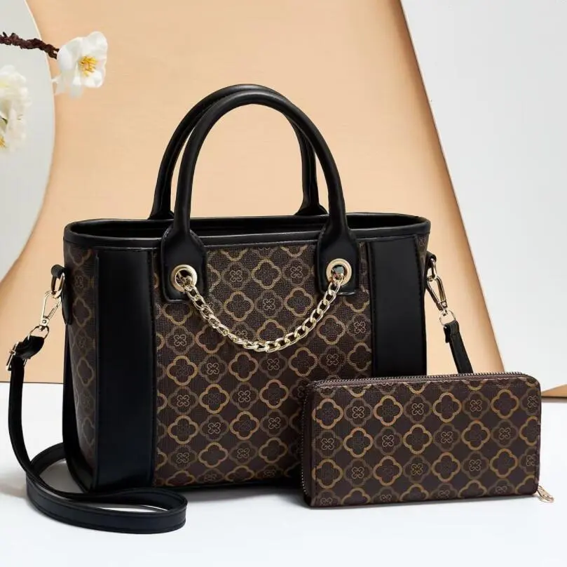 Fashion Printed Women Bags Casual Plaid Printed Women Handbags Bag Versatile Pu Leather Totes Shoulder Bag Female Messenger Bag