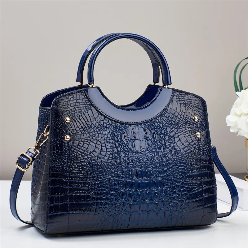 Women's Handbag Light Luxury New Leather Shoulder Bag Designer Retro Ladies Crossbody Bag Brand Ladies Handheld Round Bag