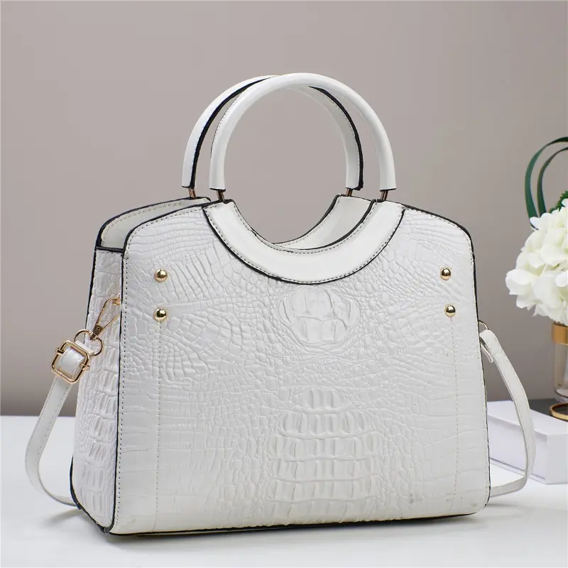 Women's Handbag Light Luxury New Leather Shoulder Bag Designer Retro Ladies Crossbody Bag Brand Ladies Handheld Round Bag