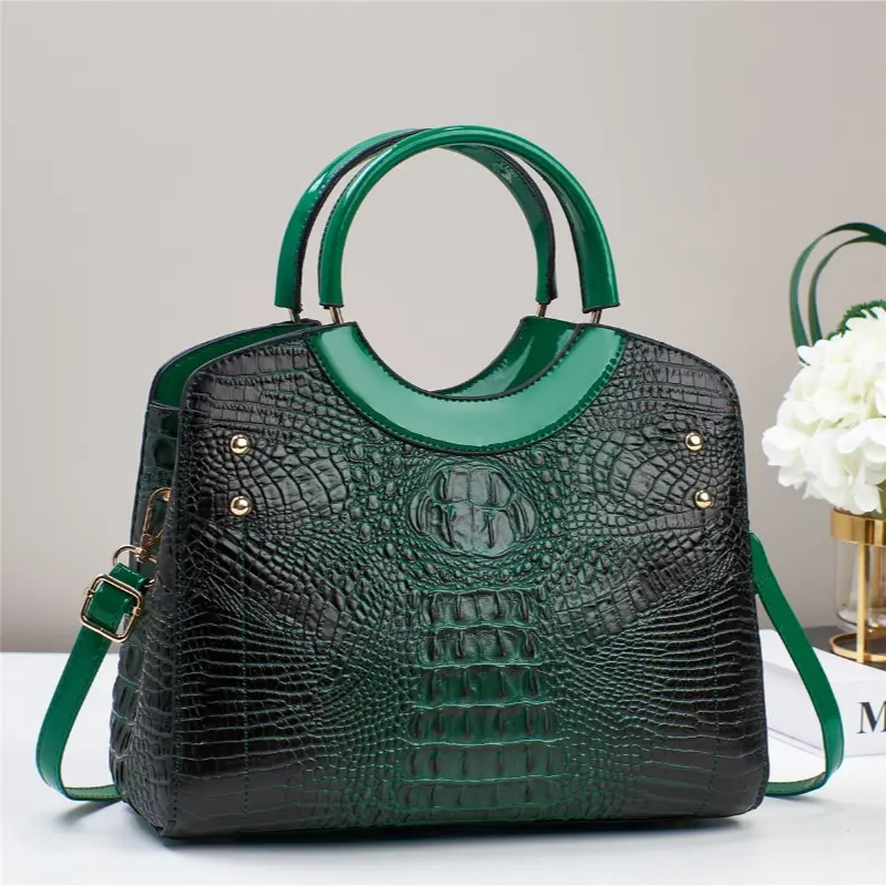 Women's Handbag Light Luxury New Leather Shoulder Bag Designer Retro Ladies Crossbody Bag Brand Ladies Handheld Round Bag
