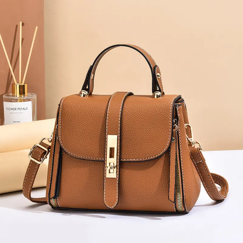 Womens Crossbody Bags 2024 New Lock Shoulder Bags Simple Lady Travel Belt Purses and Handbags Summer Fashion Portable Packet