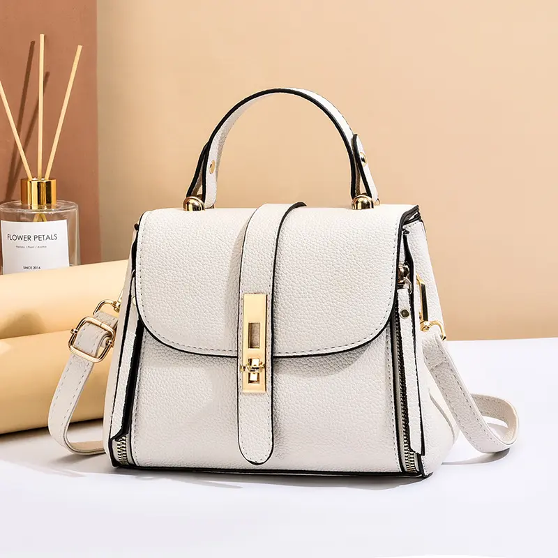 Womens Crossbody Bags 2024 New Lock Shoulder Bags Simple Lady Travel Belt Purses and Handbags Summer Fashion Portable Packet