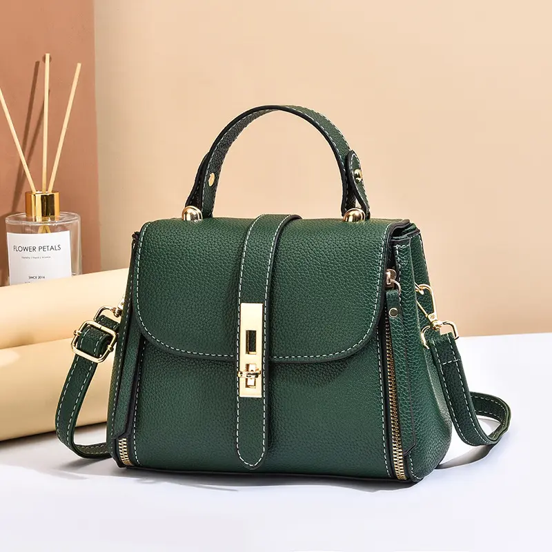 Womens Crossbody Bags 2024 New Lock Shoulder Bags Simple Lady Travel Belt Purses and Handbags Summer Fashion Portable Packet