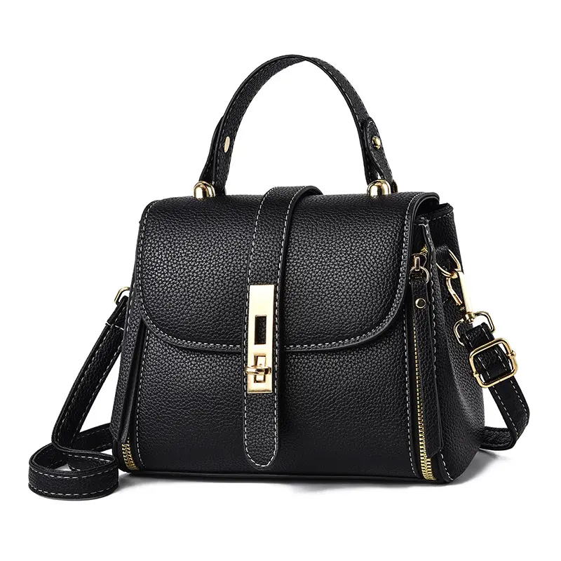 Womens Crossbody Bags 2024 New Lock Shoulder Bags Simple Lady Travel Belt Purses and Handbags Summer Fashion Portable Packet