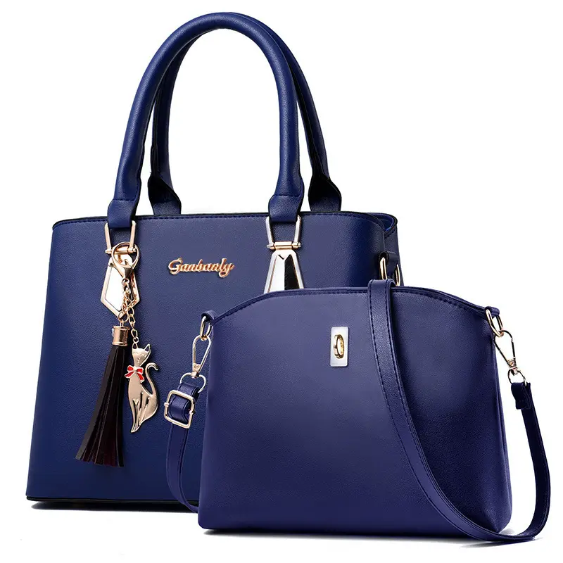 2024 New Fashion Two Piece Set Women's Handbag with Wallet Quality Leather Shoulder Bag Women's Crossbody Bag Casual Tote Bags