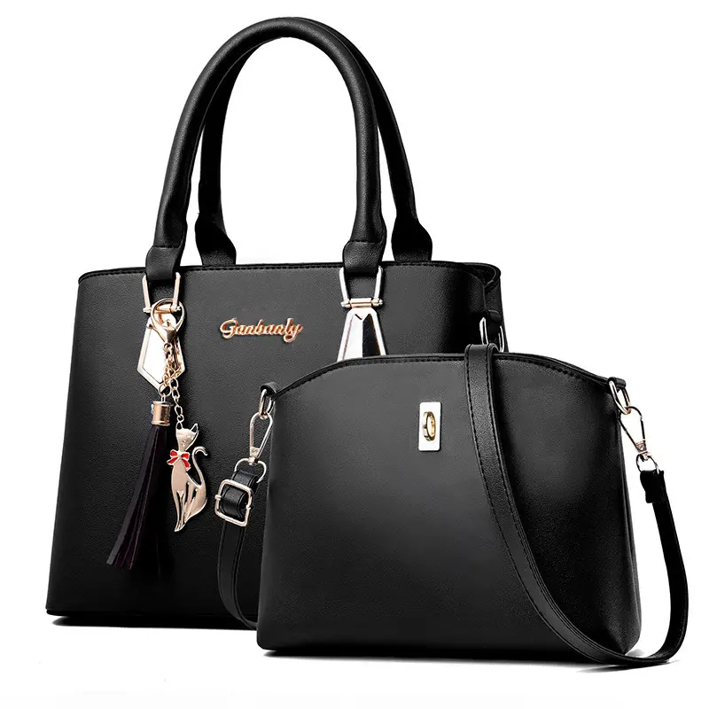 2024 New Fashion Two Piece Set Women's Handbag with Wallet Quality Leather Shoulder Bag Women's Crossbody Bag Casual Tote Bags