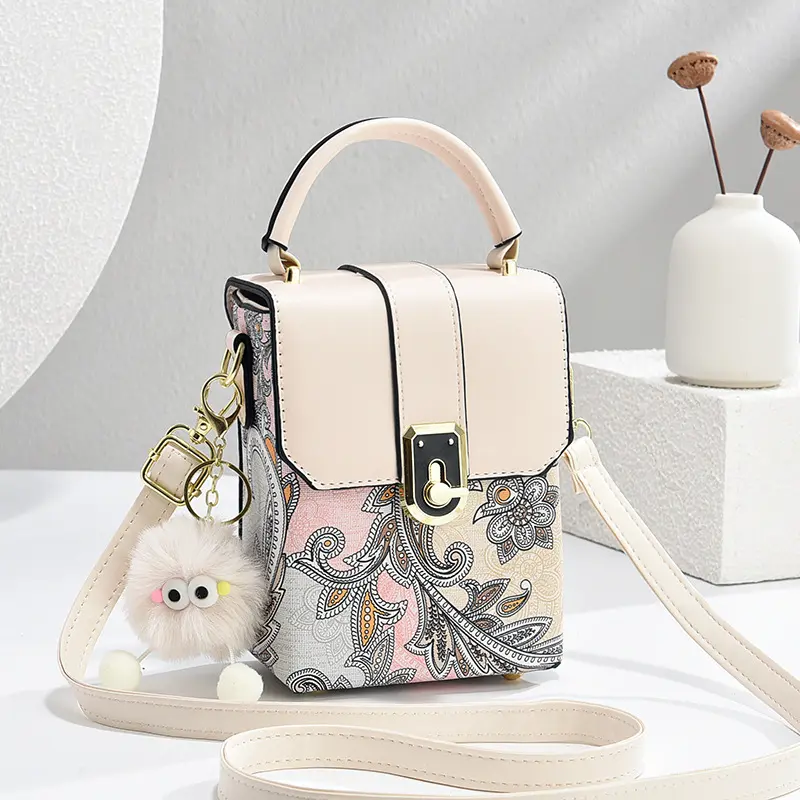 Women Elegant Flip Phone Bags Fashion Designer Print Crossbody Bags Ladies Purses and Handbags Sac Small Messenger Shoulder Bag