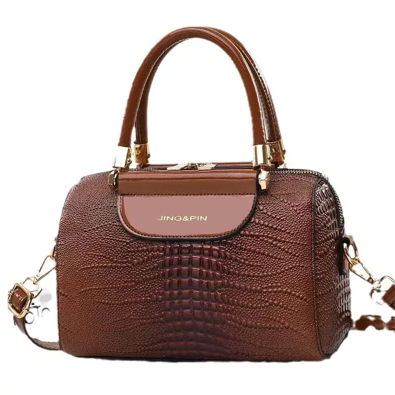 2024 New Bright Leather Women's Bags Versatile Crossbody Pillow Bag Personalized Women's Handbag Fashion Trendy Shoulder Bag