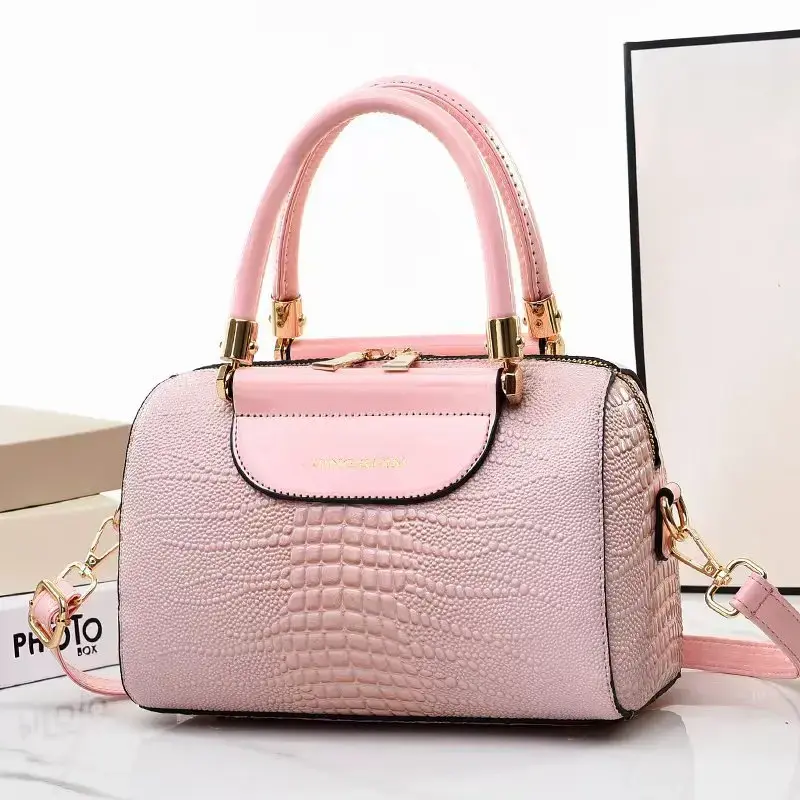 2024 New Bright Leather Women's Bags Versatile Crossbody Pillow Bag Personalized Women's Handbag Fashion Trendy Shoulder Bag