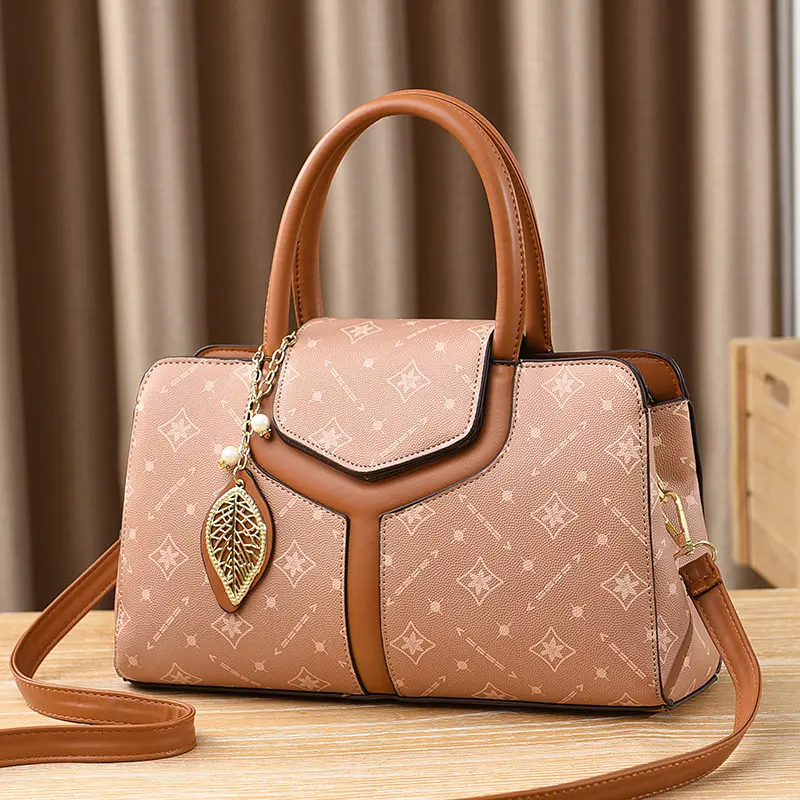 High Quality Leather Printing Handbags Purses Designer Women Bags Large Capacity Shoulder Crossbody Tote Bag New Trend Sac Women