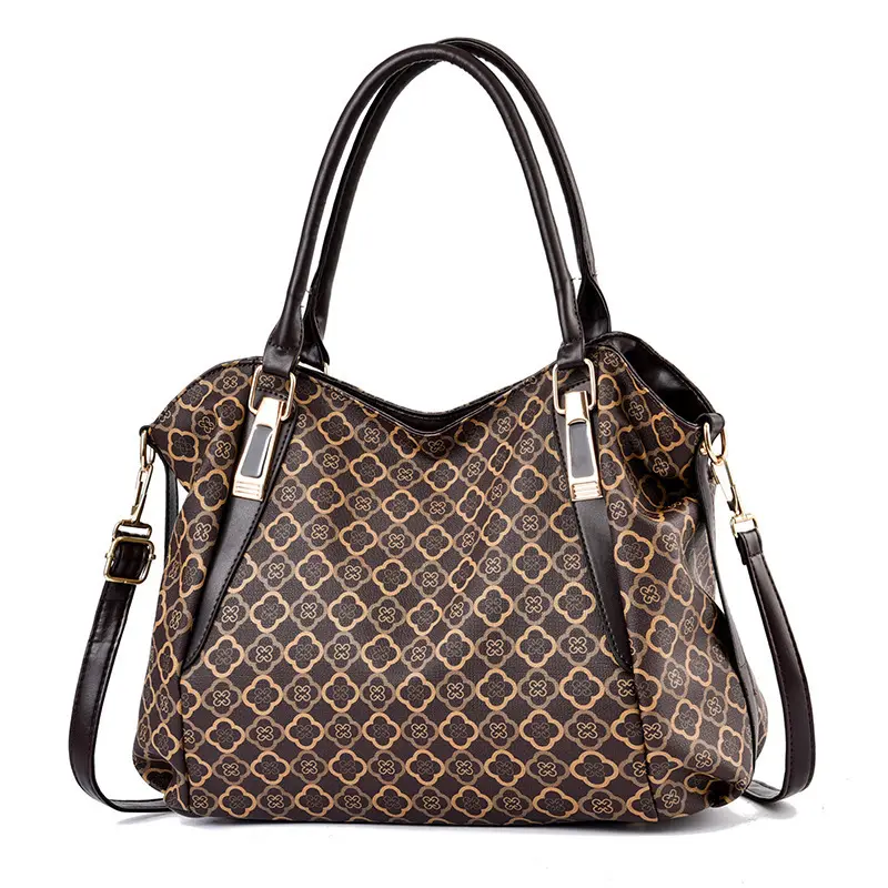 Soft Leather Women's Totes Bag Retro Roomy Women's Shopping Bags Mother Shoulder Messenger Bag Print Women Handbags Sac A Main