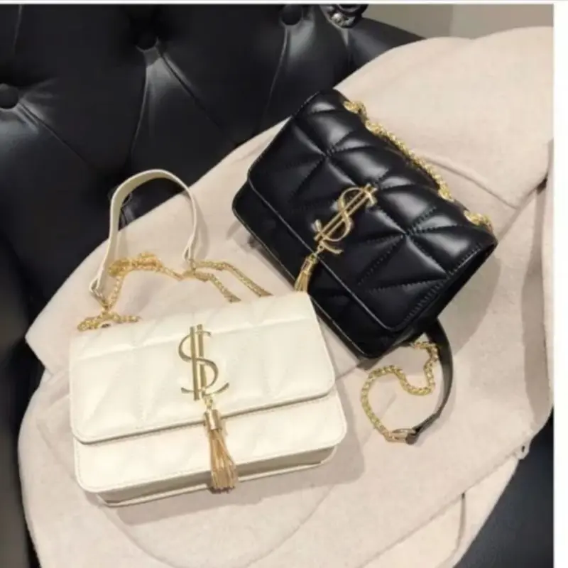 2025 New Women's Sac Summer Chain Bags Ladies Fashion Design Shoulder Messenger Bags Ladies Small Square Crossbody Bag