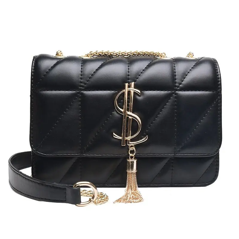 2025 New Women's Sac Summer Chain Bags Ladies Fashion Design Shoulder Messenger Bags Ladies Small Square Crossbody Bag