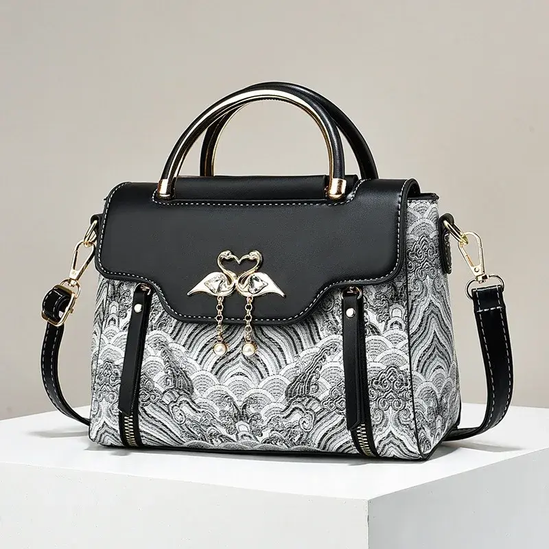 Fashion Zipper Women's Bag Simple Soft Leather Ladies Shoulder Crossbody Small Square Bag Purses and Handbags Ladies Hand Bags