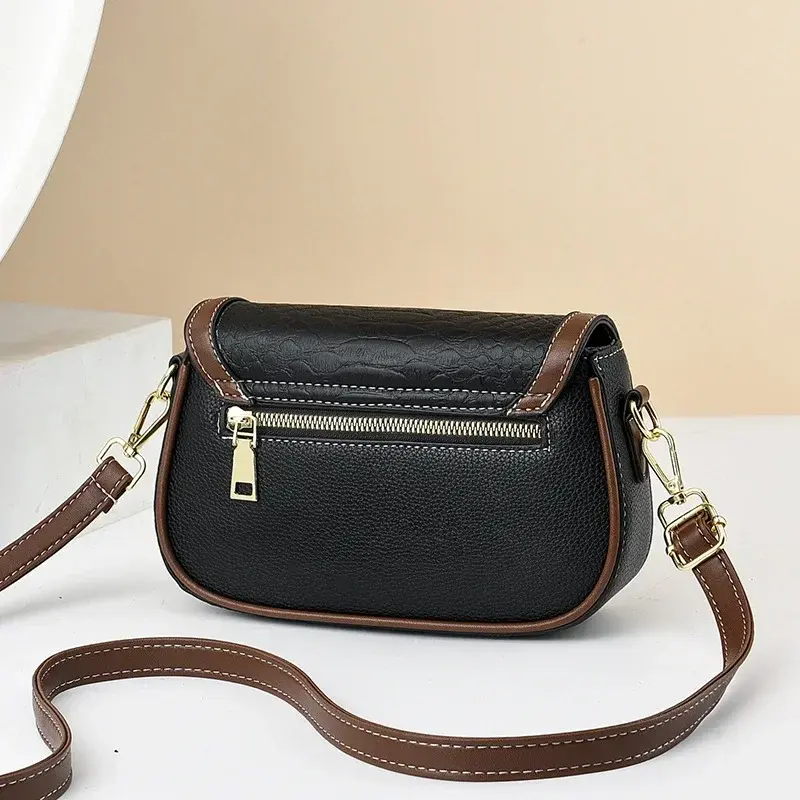 Fashionable New Shoulder Bag, Fashionable Casual Crossbody Bag Classic Women'S Small Square Bag Crocodile Patterned Tote Bag