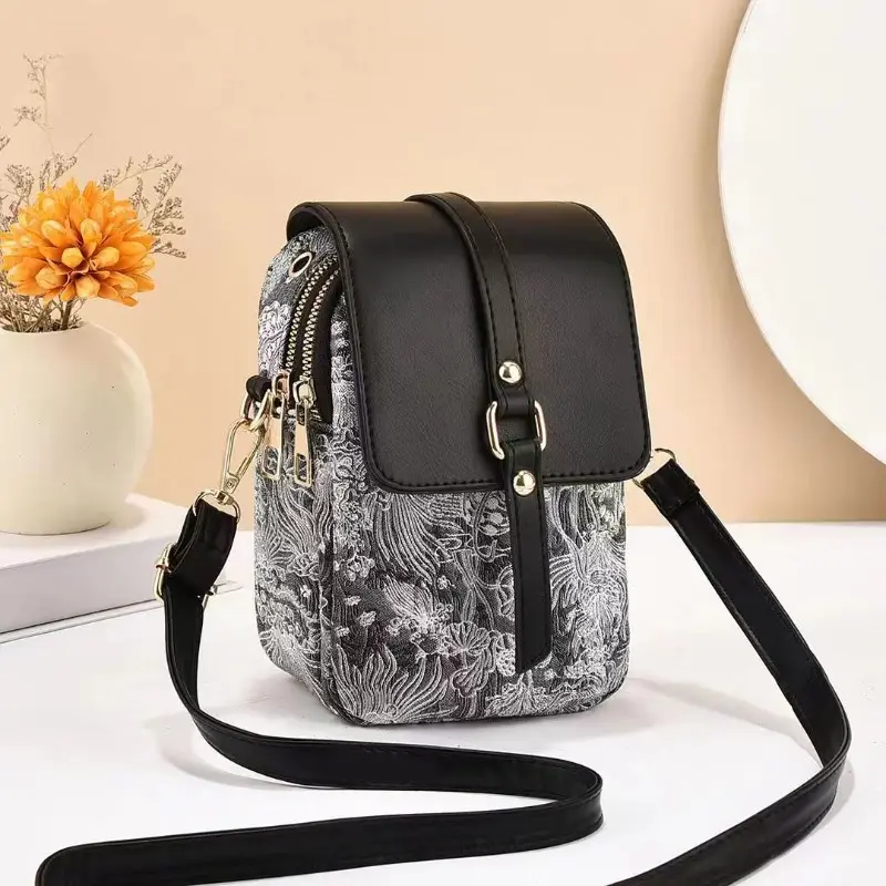 2025 New Printed Small Shoulder Bags High End Women's Bag High Quality Mobile Phone Bag Womens Single Shoulder Crossbody Bag