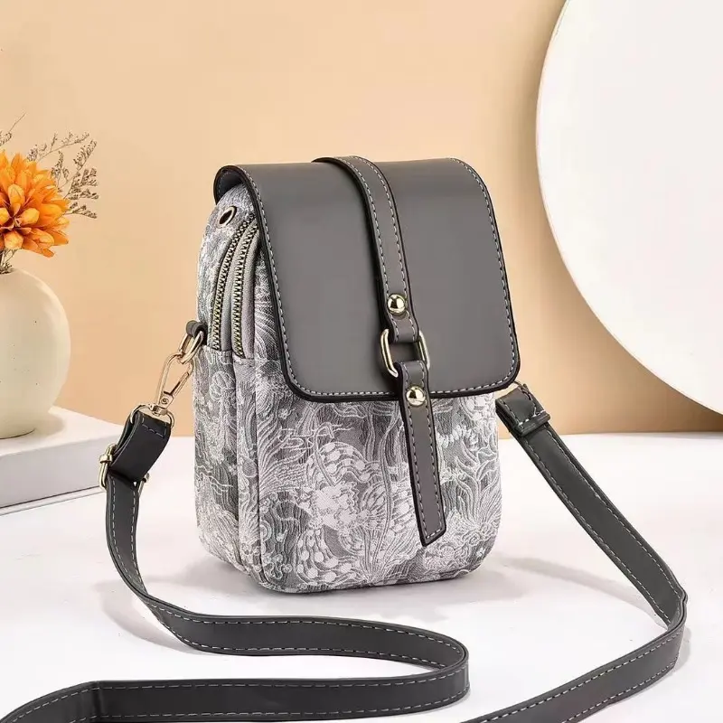 2025 New Printed Small Shoulder Bags High End Women's Bag High Quality Mobile Phone Bag Womens Single Shoulder Crossbody Bag