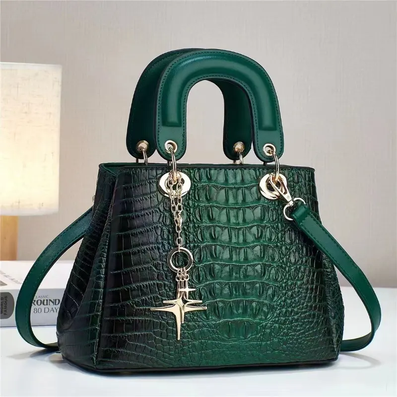 High-quality Leather Womens Shoulder Bag for Women Simple Fashion Style Handbags Ladies Shopper Boston Crossbody Bags