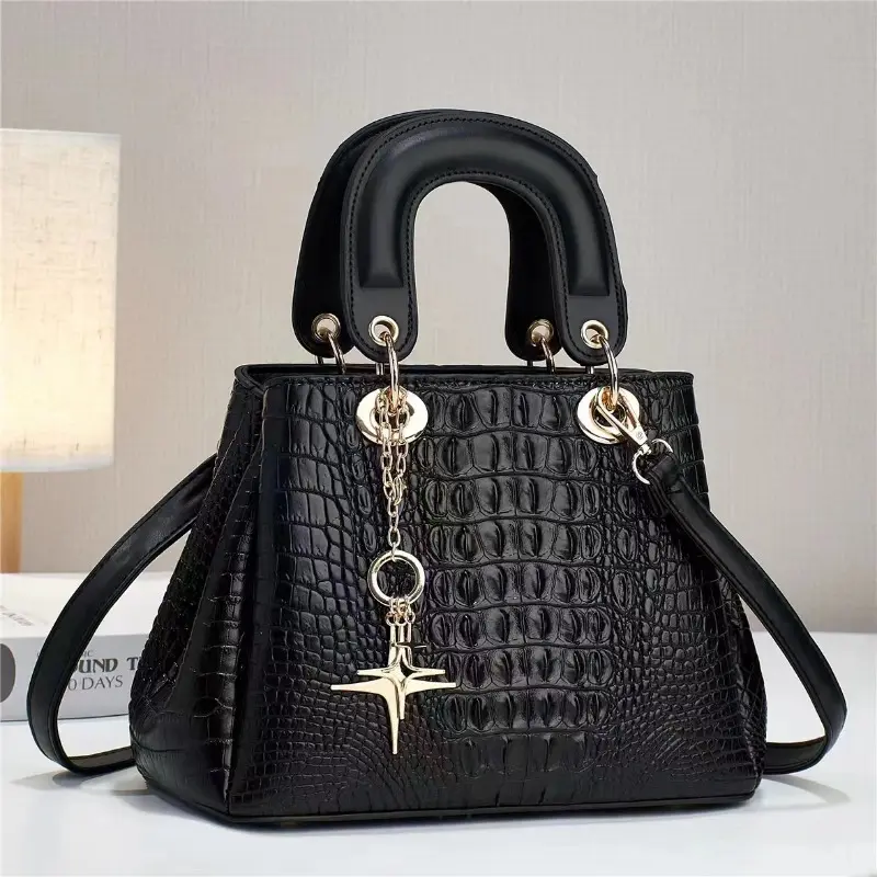 High-quality Leather Womens Shoulder Bag for Women Simple Fashion Style Handbags Ladies Shopper Boston Crossbody Bags