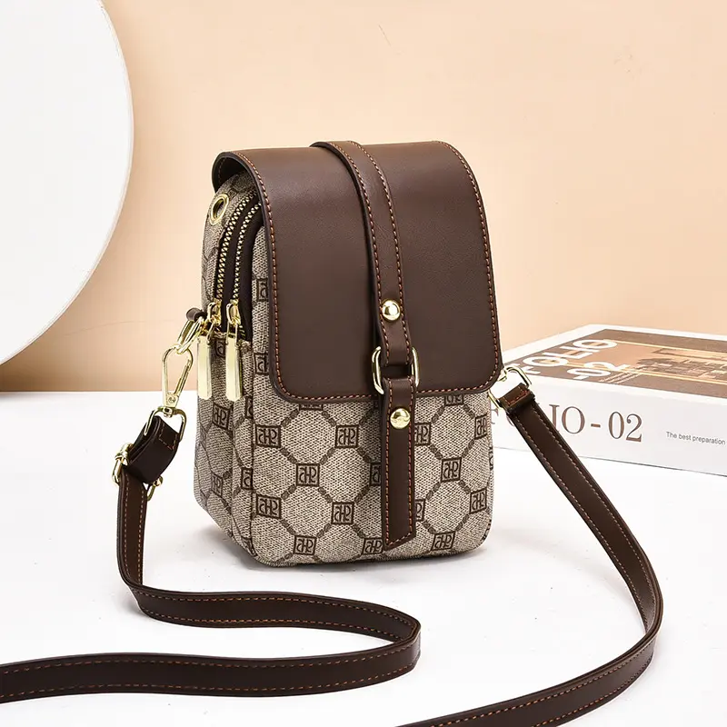 New Women's Versatile Phone Bag Women's New Korean Version Small Shoulder Bag Fashion Mobile Phone Zero Wallet Crossbody Bag