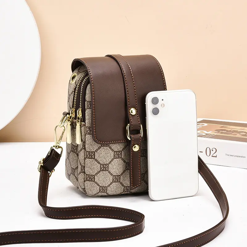 New Women's Versatile Phone Bag Women's New Korean Version Small Shoulder Bag Fashion Mobile Phone Zero Wallet Crossbody Bag