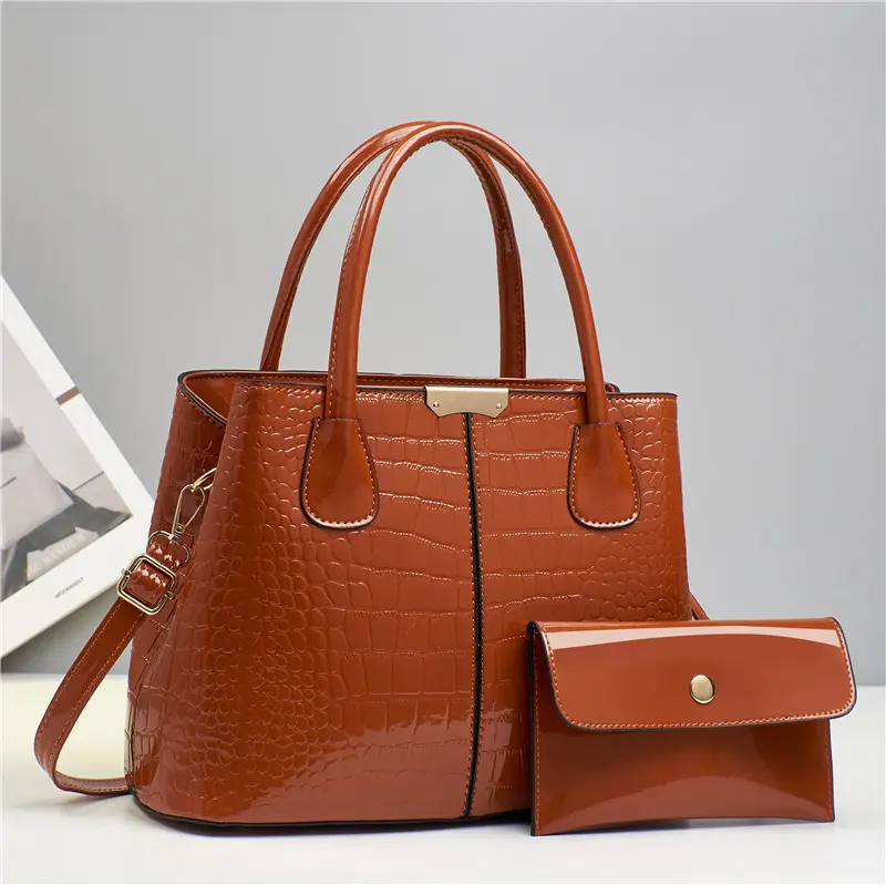 Luxury Designer Ladies Handbags Quality Bright Leather Shoulder Bags for Women 2025 Female Crossbody Bag Purses and Handbags Sac