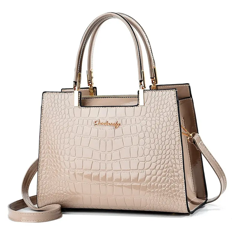 Classic Lacquer Leather Women's Bag 2024 New Versatile Women's Handbag Mom's Ladies Shoulder Crossbody Bag Casual Tote Bags