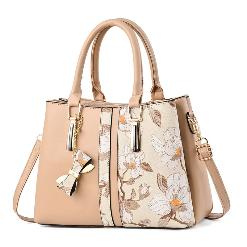Personalized Printed Mom Tote Bag Large Capacity Women's Handbag 2024 New Fashion Shoulder Bag Leather Ladies Crossbody Bags