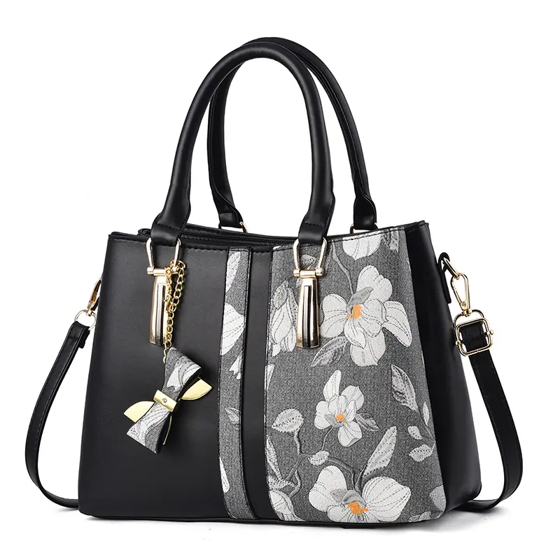 Personalized Printed Mom Tote Bag Large Capacity Women's Handbag 2024 New Fashion Shoulder Bag Leather Ladies Crossbody Bags