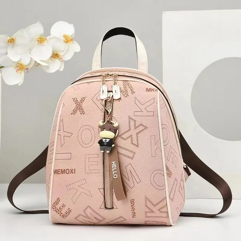 Women Backpack Fashion Anti-theft School Bag Designer Printing Leather Female Large Capacity Travel Shoulder Handbag women bags