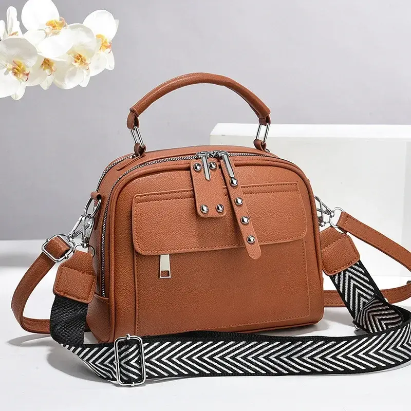High Quality Women'S Handbag Fashionable New Shoulder Bag Luxury Brand Designer Crossbody Bag Classic Casual Small Square Bag
