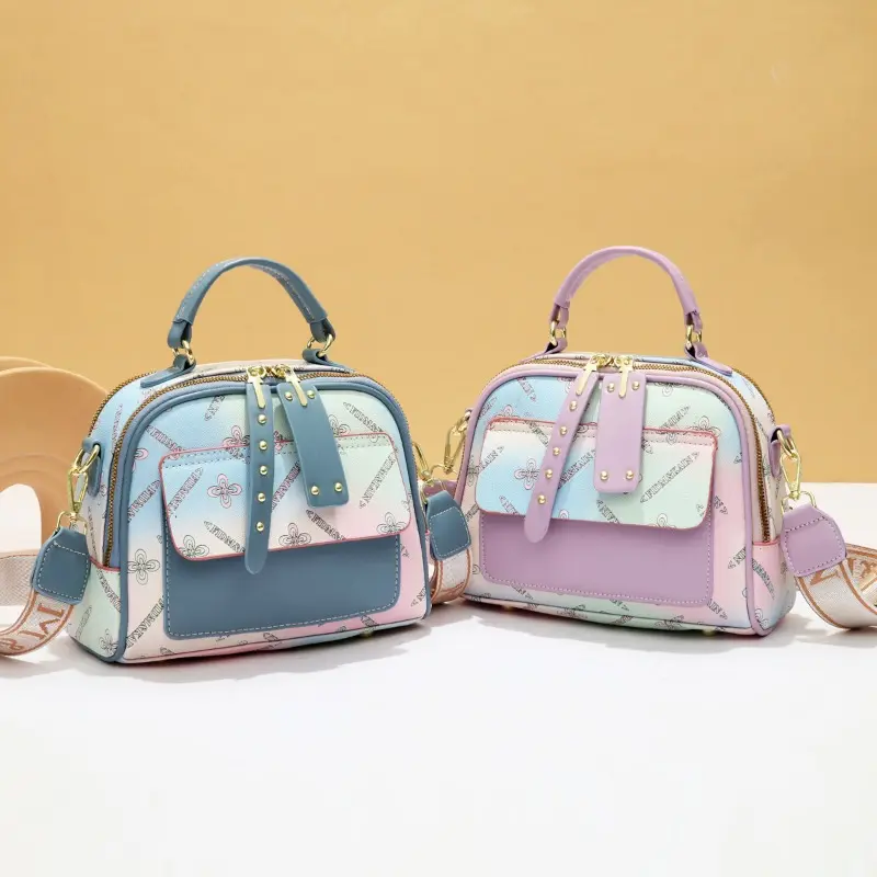 Luxury Design Small Square Shoulder Bags Top Quality PU Leather Women Handbag Classic Tote Bag Female Messenger Bag  women Bolso