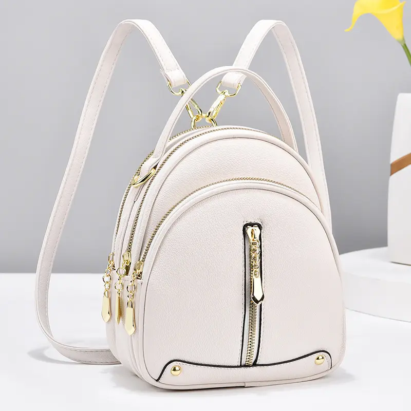 Fashionable New Women'S Small Square Bag Multi Functional Backpack Candy Color Classic Single Shoulder Crossbody Bag Handbag