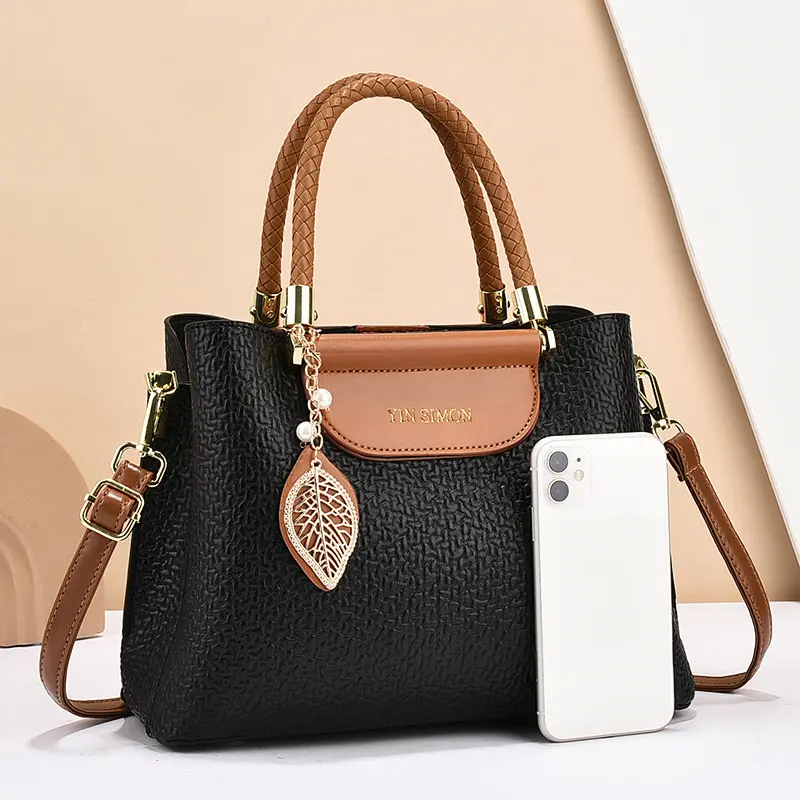 Autumn / Winter Women's Commuter Handbag Large Capacity Casual Tote Women's Bag 2024 New Fashion One Shoulder Crossbody Bag