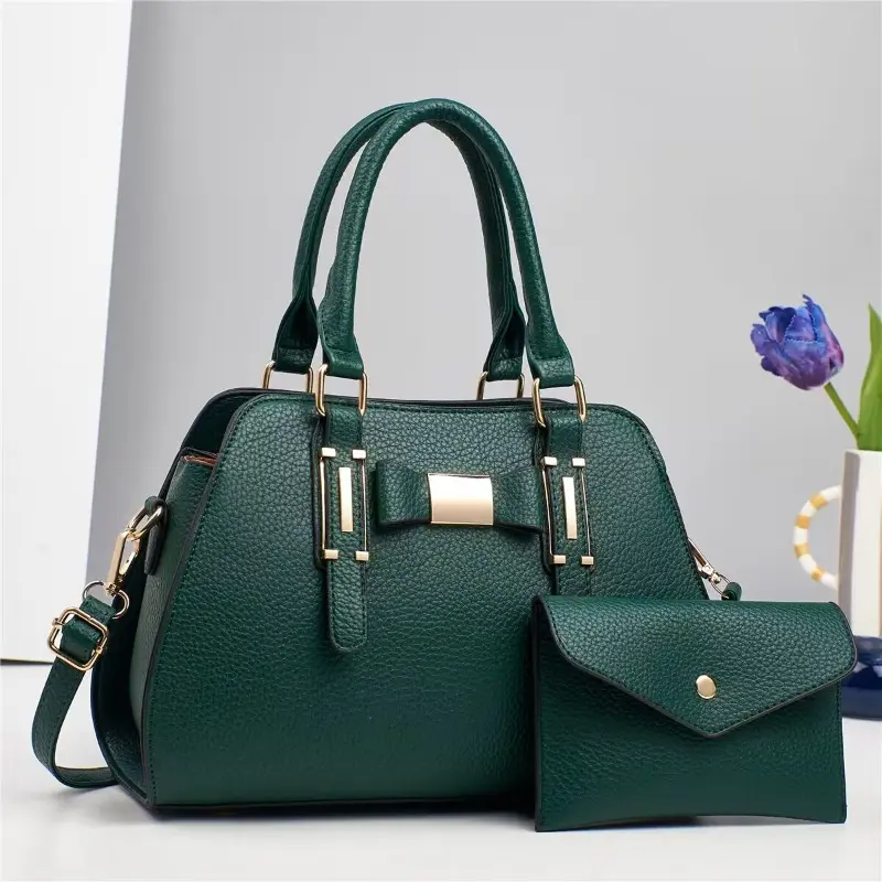 Ladies Handbag 2025 Large Capacity Fashion Luxury Designer Classic Ladies Shoulder Bag Brand 2Piece Set Women's Crossbody Bag