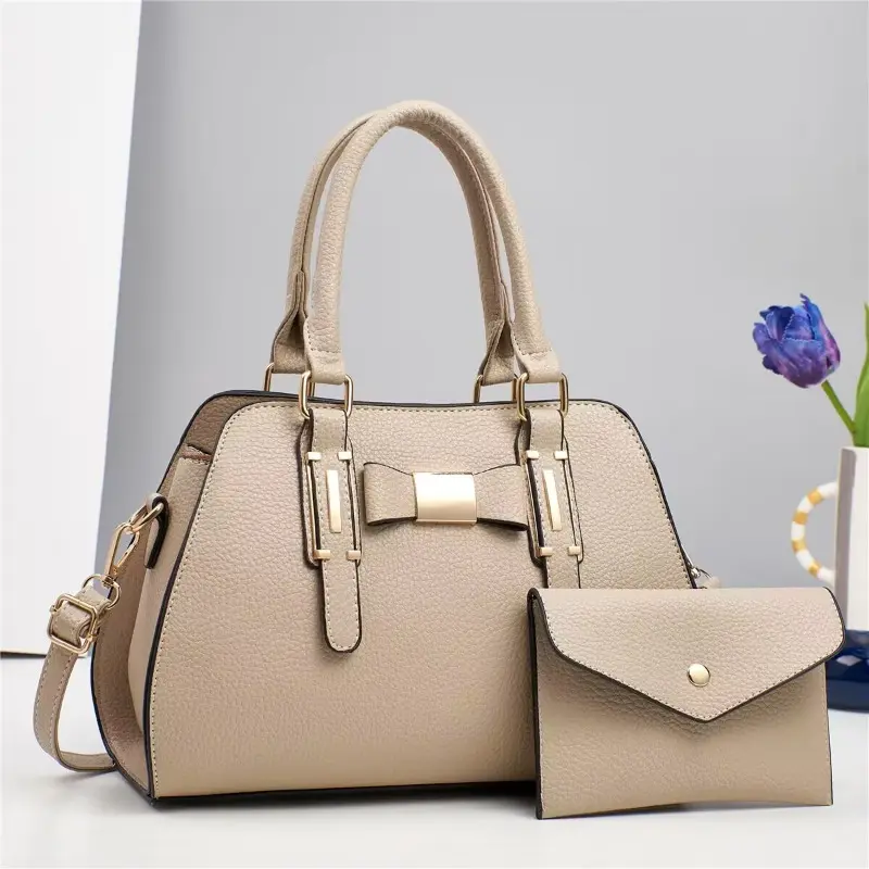 Ladies Handbag 2025 Large Capacity Fashion Luxury Designer Classic Ladies Shoulder Bag Brand 2Piece Set Women's Crossbody Bag