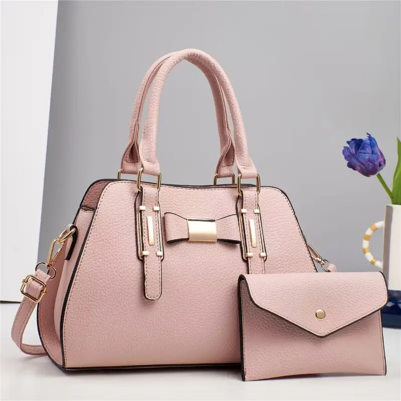 Ladies Handbag 2025 Large Capacity Fashion Luxury Designer Classic Ladies Shoulder Bag Brand 2Piece Set Women's Crossbody Bag