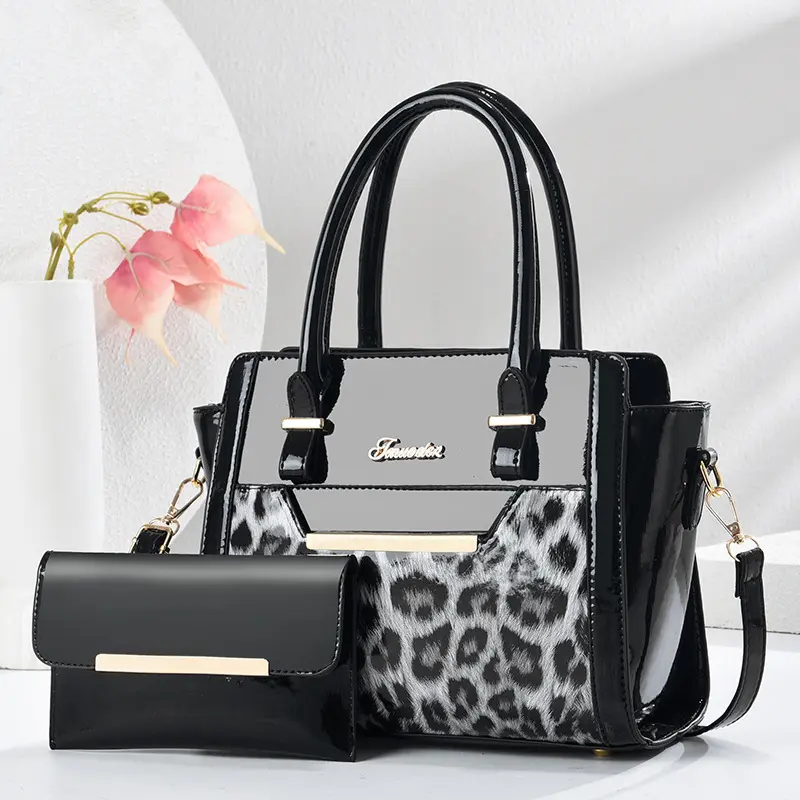 Fashion Leopard Design Shoulder Bags For Women High Quality Leather Crossbody Bag Ladies Casual Tote Bag and Purse Messenger Sac