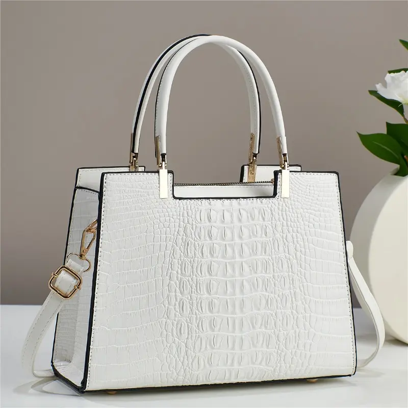 New Fashion Embossed Women's Handbag Large Capacity Versatile Style Women's Bag Work Travel Gift Women's Shoulder Crossbody Bag