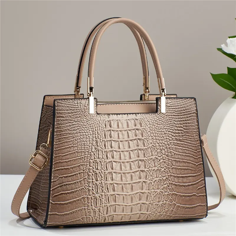 New Fashion Embossed Women's Handbag Large Capacity Versatile Style Women's Bag Work Travel Gift Women's Shoulder Crossbody Bag