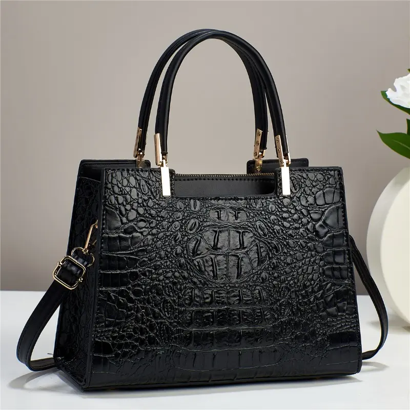 New Fashion Embossed Women's Handbag Large Capacity Versatile Style Women's Bag Work Travel Gift Women's Shoulder Crossbody Bag
