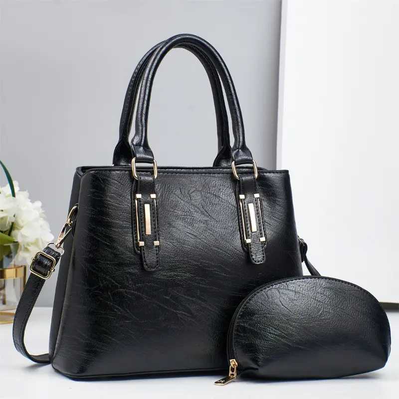 Women's Bags Casual Pu Leather Messenger Bag Large Capacity Handbags for Women Shoulder Bags Office Lady Work Shopping Tote Bag